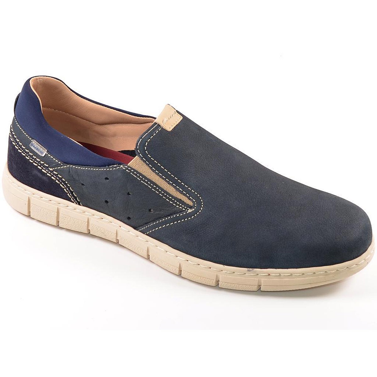 5371 Baerchi Zapato Mocasín Comprar Zapato mocasín piel nobuck. forro y plantilla textil acolchado. Elásticos laterales. Piso de