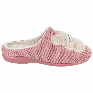 10457 Cmconfort Zapatilla Casa Comprar Zapatilla destalonada, textil muy suave y plantilla extraíble acolchada. Piso de goma ant