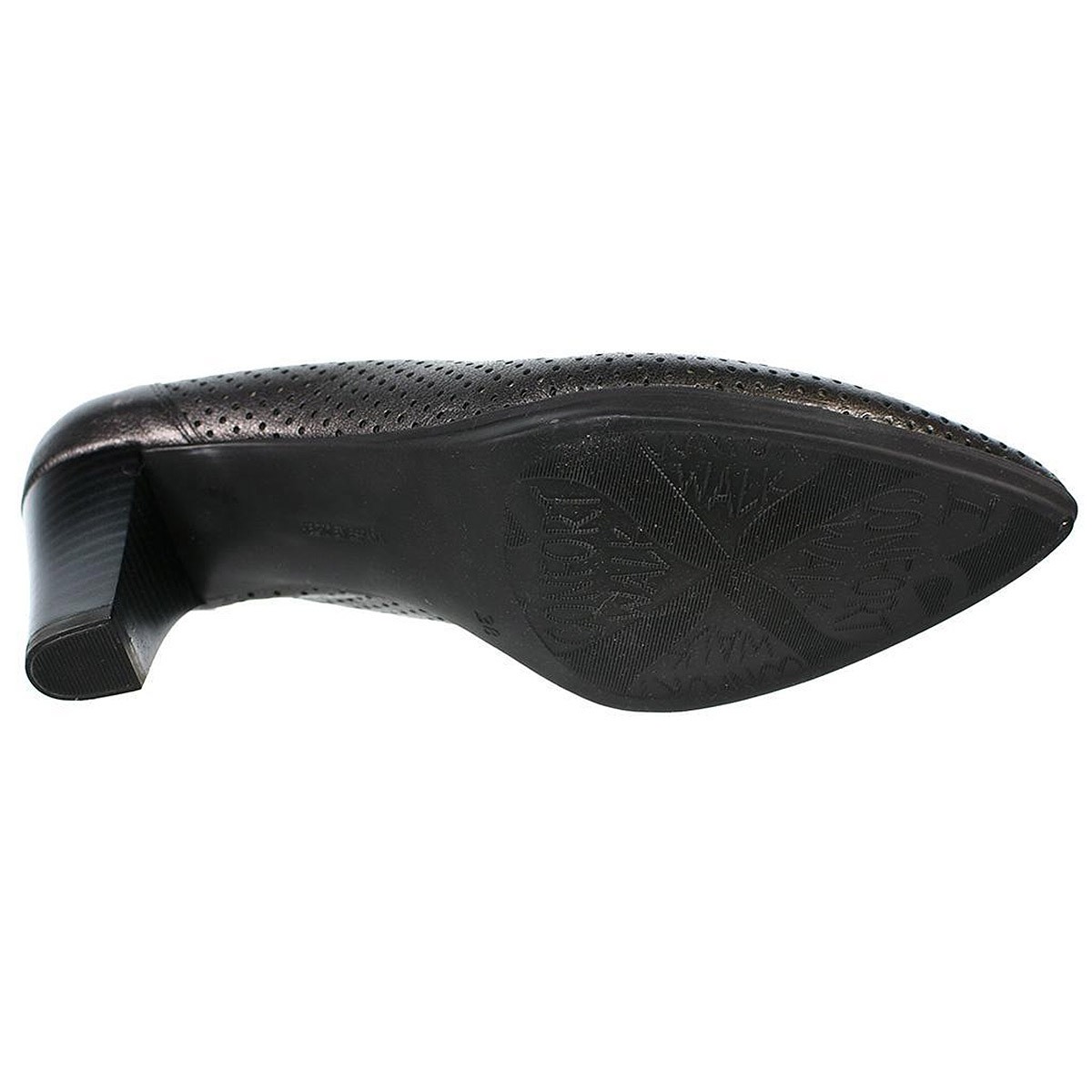 2074 Desireé Zapato Zapato en piel perforado y forro piel. Plantillas especiales para el descanso. Piso con plataforma antidesli