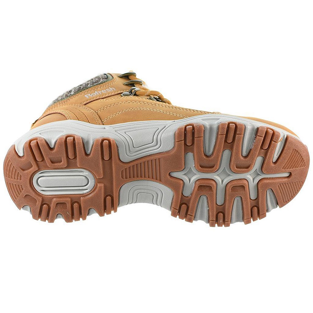 69336 Refresh Botín Botín sintético, forrado interior en textil borreguillo, collarín en textil y cierre en cordones ajustables.