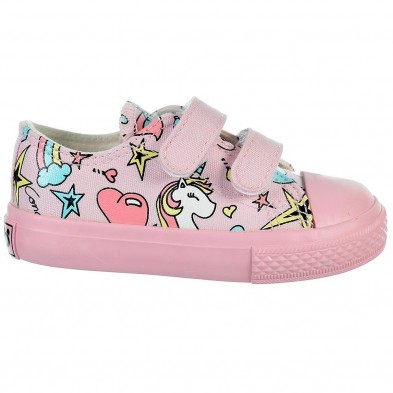 14157 Osito Zapatilla 14157 CONGUITOS. Zapatilla de lona con estampado de unicornio y forro textil. Cierre con doble velcro ajus 14157 Osito Zapatilla 14157 CONGUITOS. Zapatilla de lona con estampado de unicornio y forro textil. Cierre con doble velcro ajus