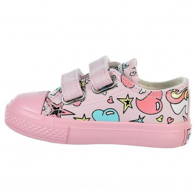 14157 Osito Zapatilla 14157 CONGUITOS. Zapatilla de lona con estampado de unicornio y forro textil. Cierre con doble velcro ajus 14157 Osito Zapatilla 14157 CONGUITOS. Zapatilla de lona con estampado de unicornio y forro textil. Cierre con doble velcro ajus