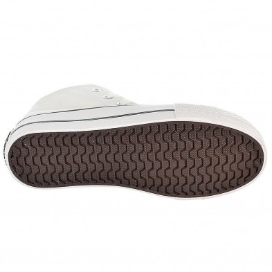 52716 B&w Zapatilla Bota 52716 B&W. Zapatilla con caña alta de lona, forro interior textil. Cierre cordones ajustables. Piso de  52716 B&w Zapatilla Bota 52716 B&W. Zapatilla con caña alta de lona, forro interior textil. Cierre cordones ajustables. Piso de