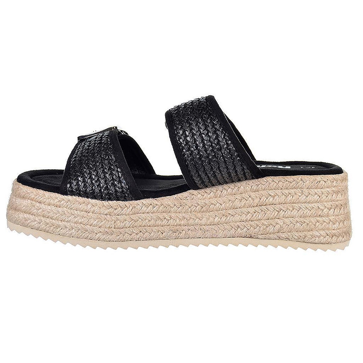 79597 Refresh Zueco 79597REFRESH. Sandalia tipo Zueco de rafia. Forrado textil y cierre con doble hebilla. Piso plataforma de 6c 79597 Refresh Zueco 79597REFRESH. Sandalia tipo Zueco de rafia. Forrado textil y cierre con doble hebilla. Piso plataforma de 6c