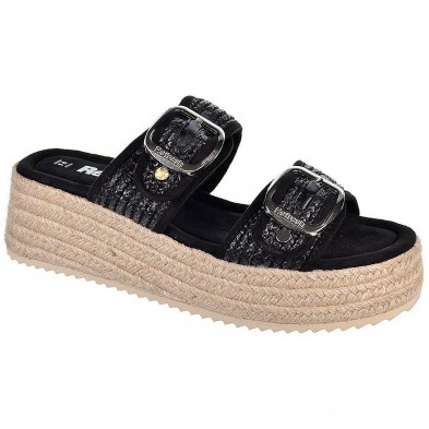 79597 Refresh Zueco 79597REFRESH. Sandalia tipo Zueco de rafia. Forrado textil y cierre con doble hebilla. Piso plataforma de 6c 79597 Refresh Zueco 79597REFRESH. Sandalia tipo Zueco de rafia. Forrado textil y cierre con doble hebilla. Piso plataforma de 6c