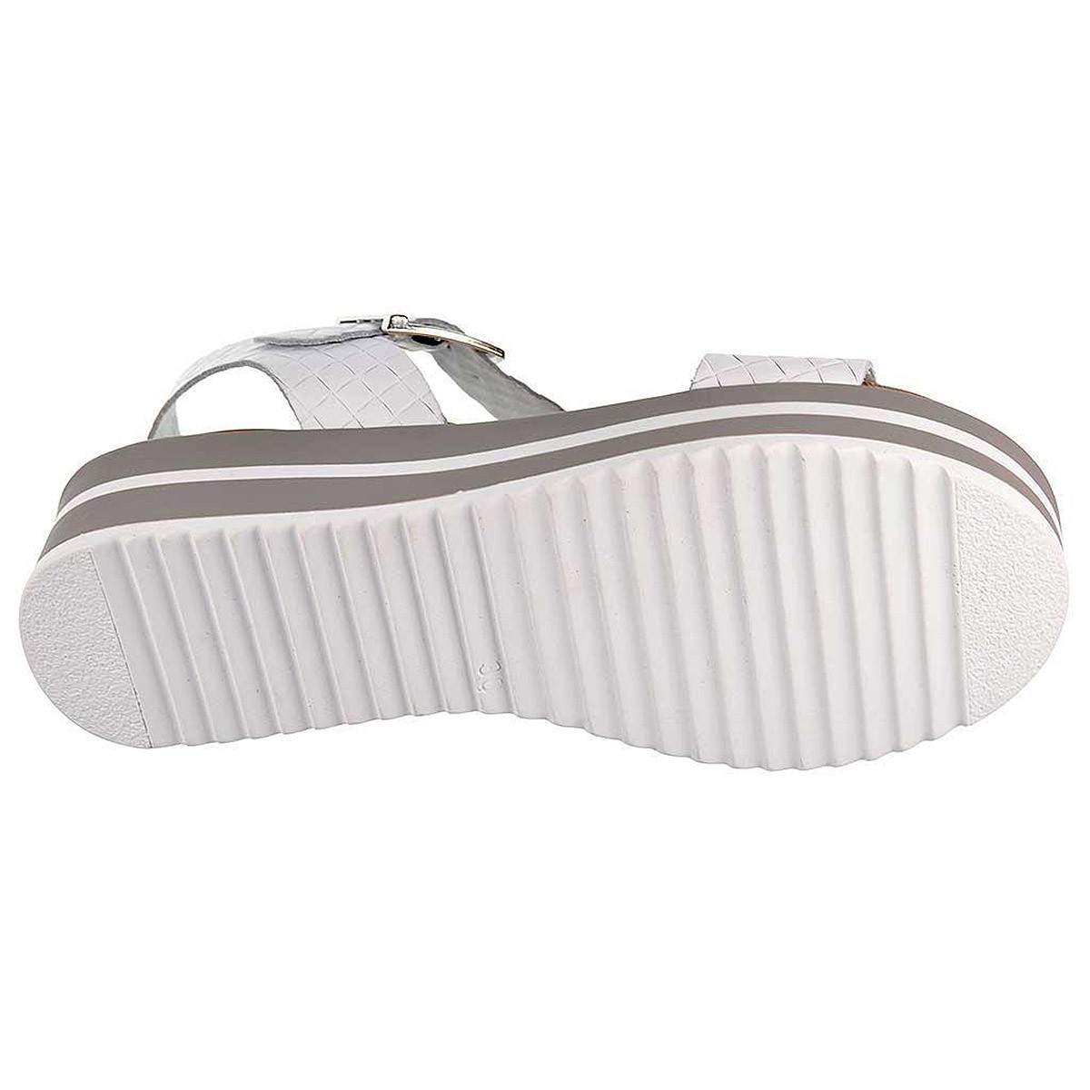 5005 Oh My Sandals Sandalia 5005 Oh! My Sandals. Sandalia de piel. Plantilla en piel  y cierre con hebilla. Piso de cuña con pla