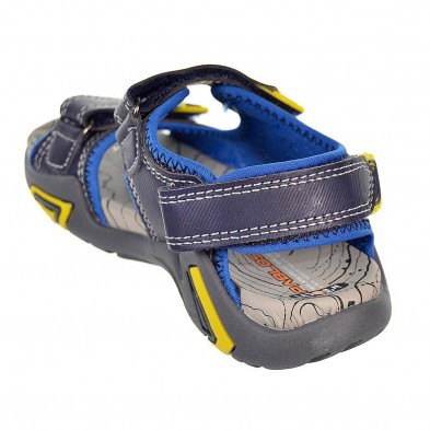 969620 Pablosky Sandalia Bio Sandalia sintética y textil. Forro textil y plantilla acolchada. Cierre con doble velcro en empeine