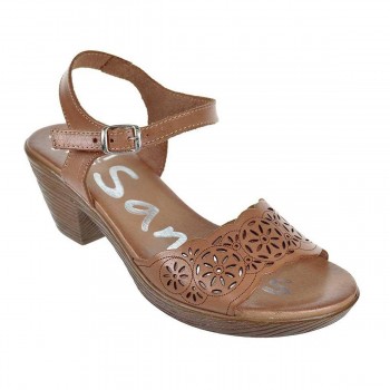 3343 Oh! My Sandals. Sandalia Sandalia piel. Plantilla confort y cierre en pulsera con hebilla regulable. Piso poliuretano con t 2