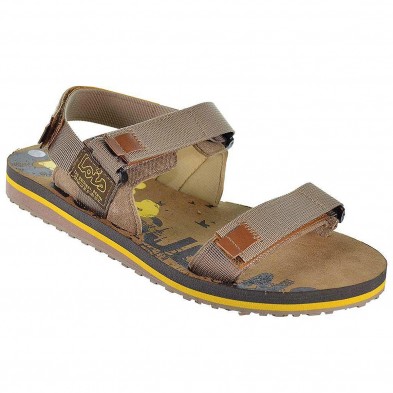 86071 Lois Sandalia 86071 LOIS. Sandalia en textil, cierre con velcro ajustable en pala, empeine y talón. Plantilla suave en mic