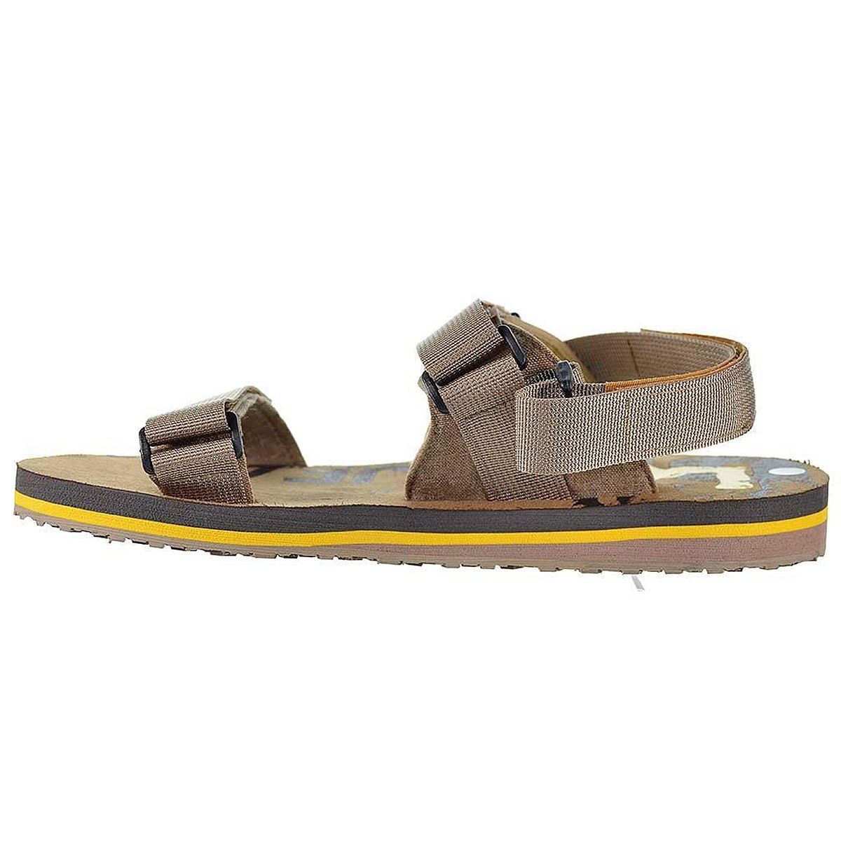 86071 Lois Sandalia 86071 LOIS. Sandalia en textil, cierre con velcro ajustable en pala, empeine y talón. Plantilla suave en mic