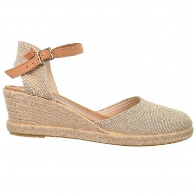 20185 Mediterranea Alpargata 20185 MEDITERRÁNEA. Sandalia Alpargata textil con cierre en pulsera de piel. Plantilla acolchada. P 20185 Mediterranea Alpargata 20185 MEDITERRÁNEA. Sandalia Alpargata textil con cierre en pulsera de piel. Plantilla acolchada. P