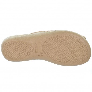 20243 Cmconfort Zapatilla Casa 20243 CMCONFORT. Zapatilla textil destalonada con puntera abierta, plantilla textil acolchada. Pi