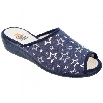 20272 Cmconfort Zapatilla Casa 20272 CMCONFORT. Zapatilla textil destalonada con puntera abierta, plantilla textil acolchada par 2