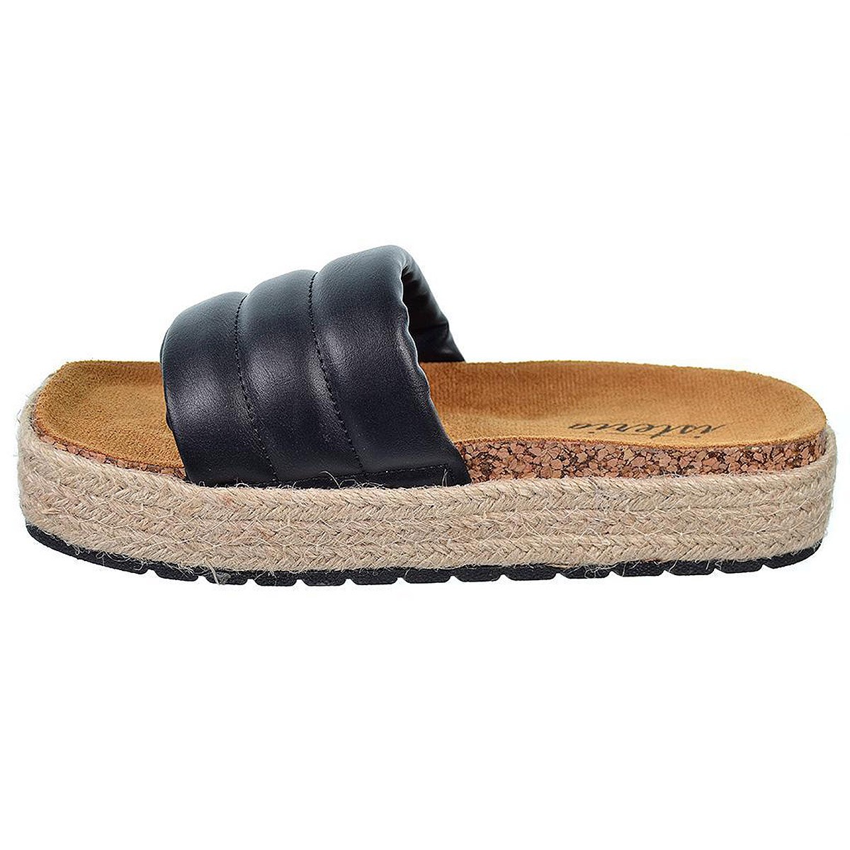 22058 Isteria Zueco 22058 ISTERIA Sandalia tipo ZUECO en material sintético acolchado, con planta de bio, piso plataforma forrad 22058 Isteria Zueco 22058 ISTERIA Sandalia tipo ZUECO en material sintético acolchado, con planta de bio, piso plataforma forrad