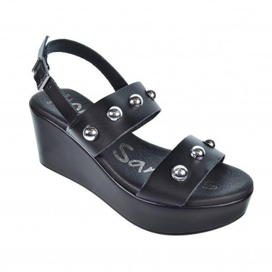 4741 Isteria Sandalia Sandalia de piel, cierre con hebilla regulable. Plantilla acolchada muy confortable. Piso cuña de poliuret 4741 Isteria Sandalia Sandalia de piel, cierre con hebilla regulable. Plantilla acolchada muy confortable. Piso cuña de poliuret