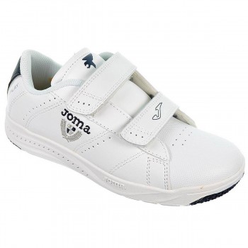 Playjr2122 Joma Zapatillas Casual Play 21 Junior Blanco Marino Zapatilla Deportivo colegial, sintético, forro y plantilla textil 2