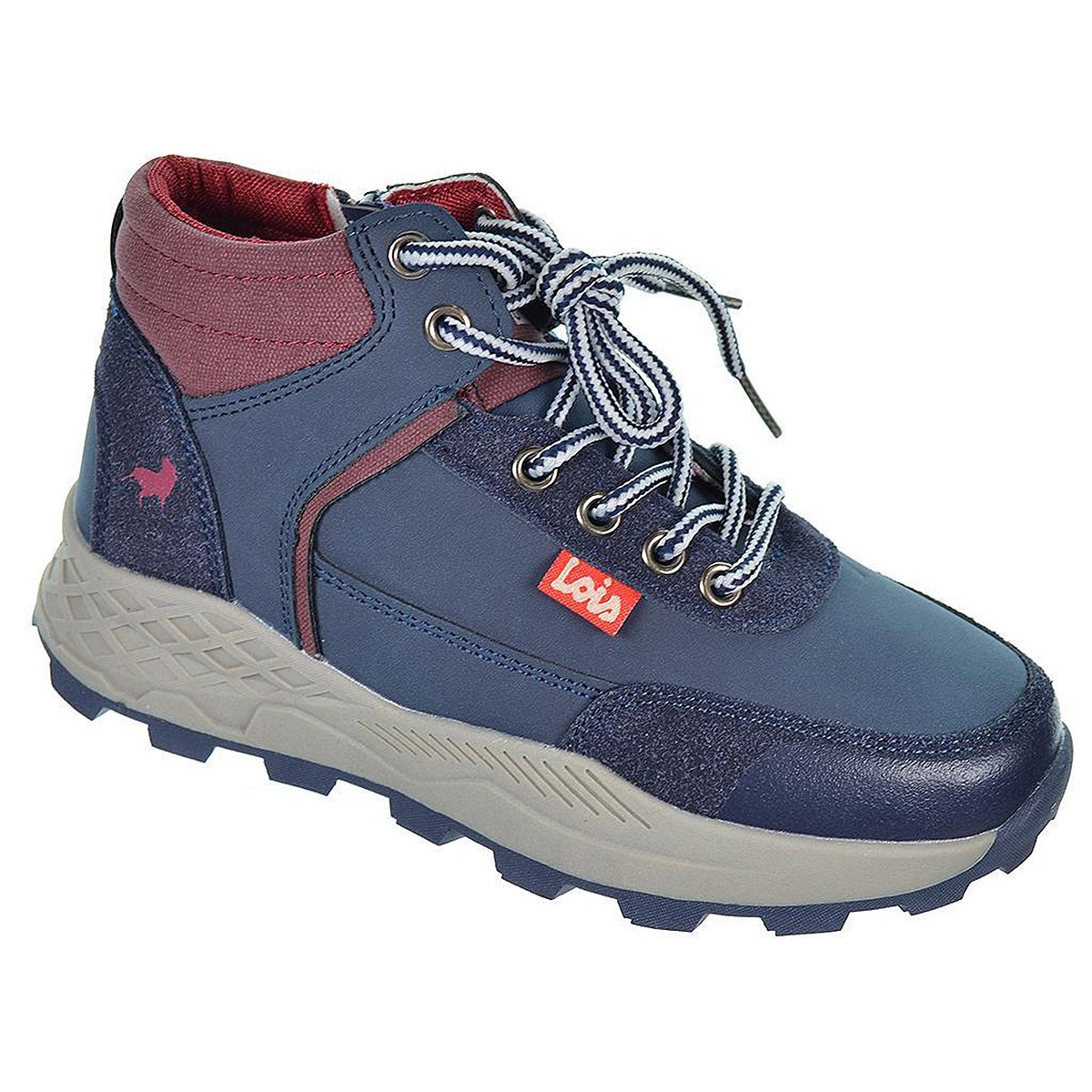 63165 Lois Botín Sport Botín sintético y collarín acolchado en textil. Cierre en cordones. Forro y plantilla textil acolchado. P