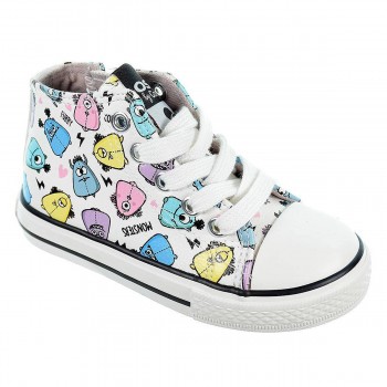 14160 Osito Zapatilla Bota Zapatilla Bota Sintético, cierre en cordones y cremallera interior. Plantilla textil acolchada y suel 2