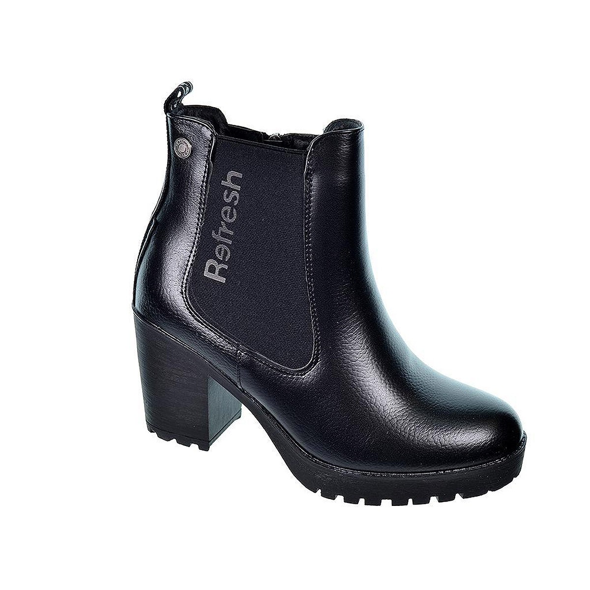 170063 Refresh Botín Botín sintético con elástico lateral exterior. Forrado en textil acolchado y cierre con cremallera interior 170063 Refresh Botín Botín sintético con elástico lateral exterior. Forrado en textil acolchado y cierre con cremallera interior