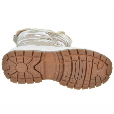150191 Xti Kids Bota Bota en textil y sintético, forrado en pelo sintético y cierre en cordones ajustables. Piso de goma antides 150191 Xti Kids Bota Bota en textil y sintético, forrado en pelo sintético y cierre en cordones ajustables. Piso de goma antides