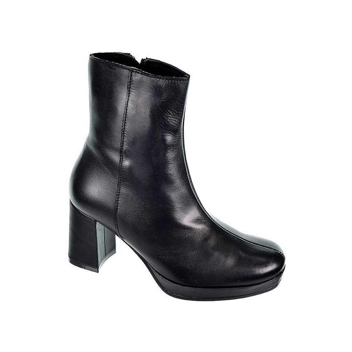 Julie1 Desireé Botín piel Botín de piel. Forro en textil y cierre con cremallera interior. Piso con plataforma de 1´5cm y tacón 