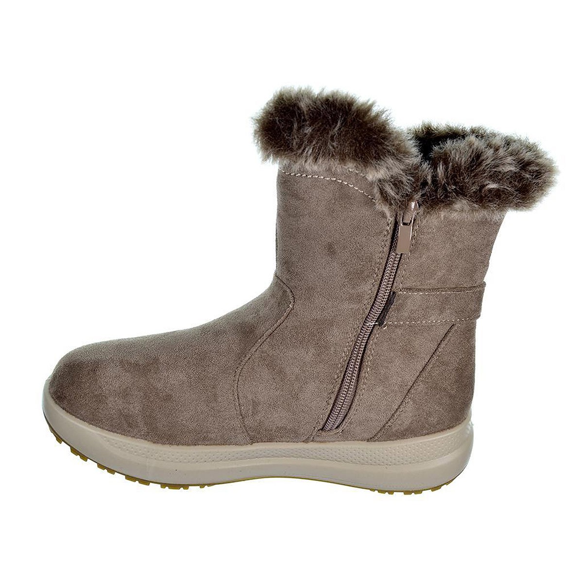 22420 Amarpies Botín Botín en antelina. Caña con collarín de pelo y forro sintético. Plantilla acolchada extraíble. Cremallera. 22420 Amarpies Botín Botín en antelina. Caña con collarín de pelo y forro sintético. Plantilla acolchada extraíble. Cremallera.