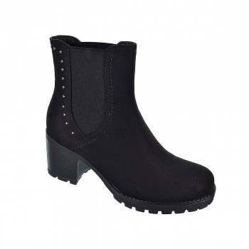 22519 Amarpies Botín Botín en antelina y elástico en ambos lados. Forrado acolchado y plantilla extraíble. Suela antideslizante  2