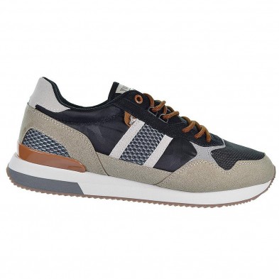 Howitt Yumas Sneaker Zapato Sneaker en serraje y nylon, forro textil acolchado transpirable, plantilla confort látex y cierre en