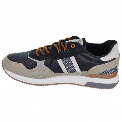 Howitt Yumas Sneaker Zapato Sneaker en serraje y nylon, forro textil acolchado transpirable, plantilla confort látex y cierre en
