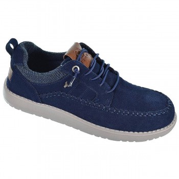 Aspen Yumas Zapato Casual Zapato estilo náutico en piel serraje. Forro y plantilla textil confort transpirable. Cierre en cordon 2
