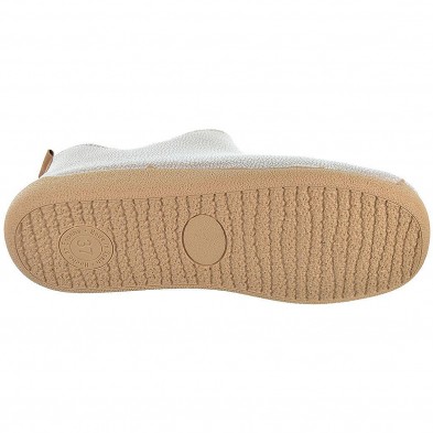 20289 CMConfort Zapatilla Casa Zapatilla en textil muy suave, interior en borreguillo y plantilla acolchada extraíble máximo con