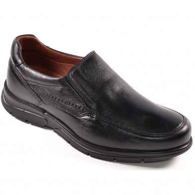 1251 Ancho Especial Baerchi Zapato Zapato piel, forro acolchado y plantilla confort extraíble. Elásticos laterales. Piso de poli