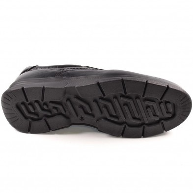 1251 Ancho Especial Baerchi Zapato Zapato piel, forro acolchado y plantilla confort extraíble. Elásticos laterales. Piso de poli