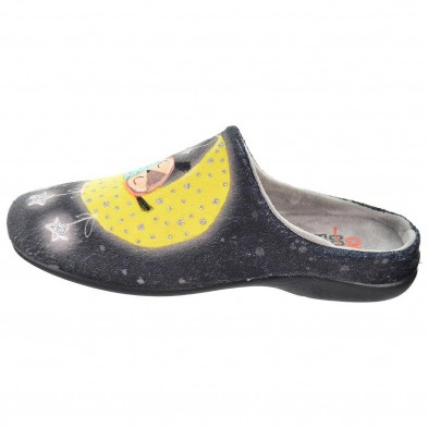 20356 CMConfort Zapatilla Casa Zapatilla estar por casa. Destalonada en textil muy suave y plantilla acolchada para un máximo co