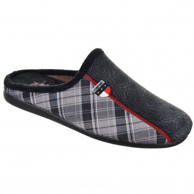 20331 CMConfort Zapatilla Casa Zapatilla destalonada en textil muy suave y plantilla acolchada para un máximo confort. Piso de g