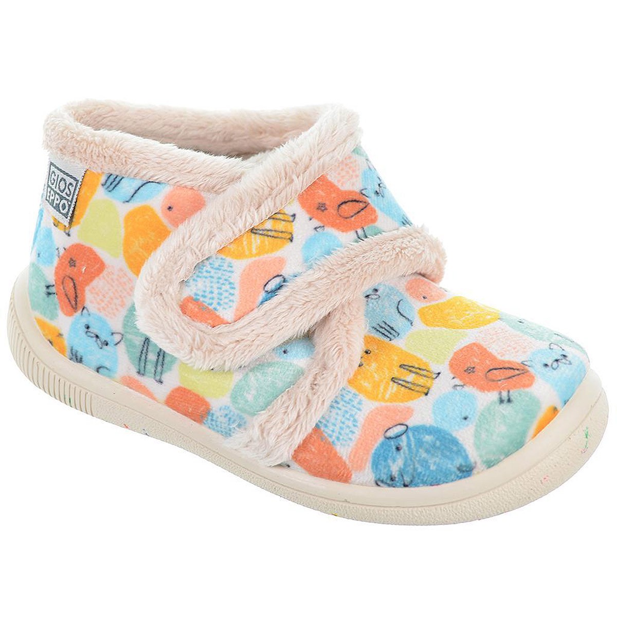 Moate Gioseppo Zapatilla Casa estilo Botín Zapatilla estar por casa. Estilo botín en textil y velcro, plantilla acolchada y piso Moate Gioseppo Zapatilla Casa estilo Botín Zapatilla estar por casa. Estilo botín en textil y velcro, plantilla acolchada y piso