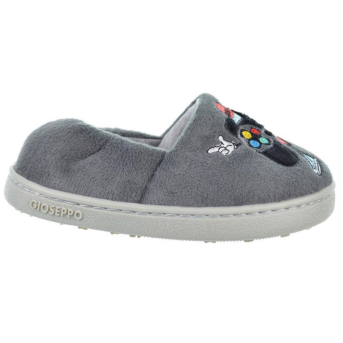 Apui Gioseppo Zapatilla Casa Zapatilla textil con plantilla acolchada y elástico en talón. Piso de goma antideslizante muy flexi