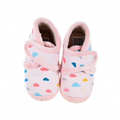 Arigna Gioseppo Zapatilla Casa estilo Botín Zapatilla estilo botín en textil y velcro, plantilla acolchada y piso de goma antide