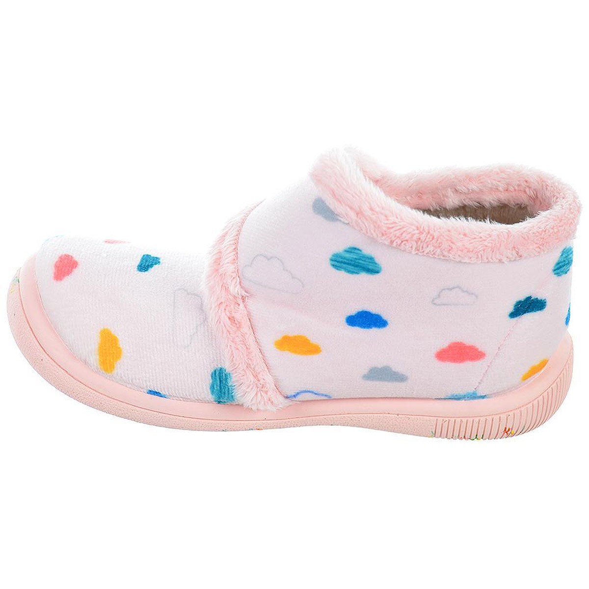 Arigna Gioseppo Zapatilla Casa estilo Botín Zapatilla estilo botín en textil y velcro, plantilla acolchada y piso de goma antide