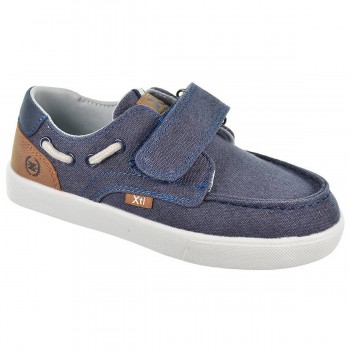 150427 Xti Kids Zapato Textil Zapato estilo Náutico en lona, forro interior en textil y cierre con velcro ajustables. Piso con s 2