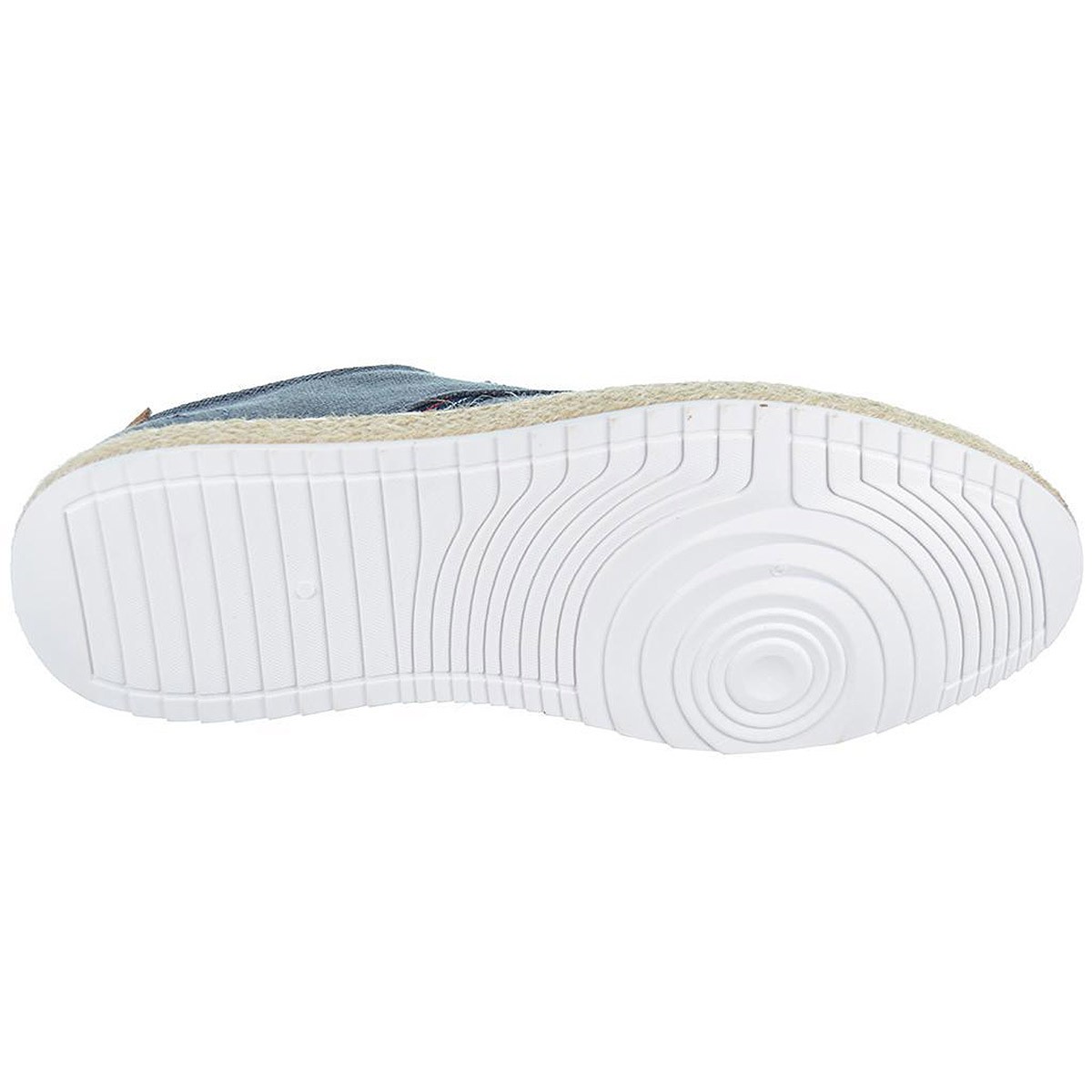 170837 Refresh  Zapato casual de lona con forro en textil y cordones ajustables. Piso de yute con suela de goma