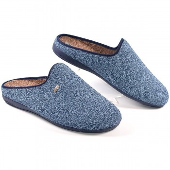 13501 Biorelax Zapatilla Casa destalonada, fabricada en textil muy suave y plantilla extraíble acolchada Suela antideslizante 2