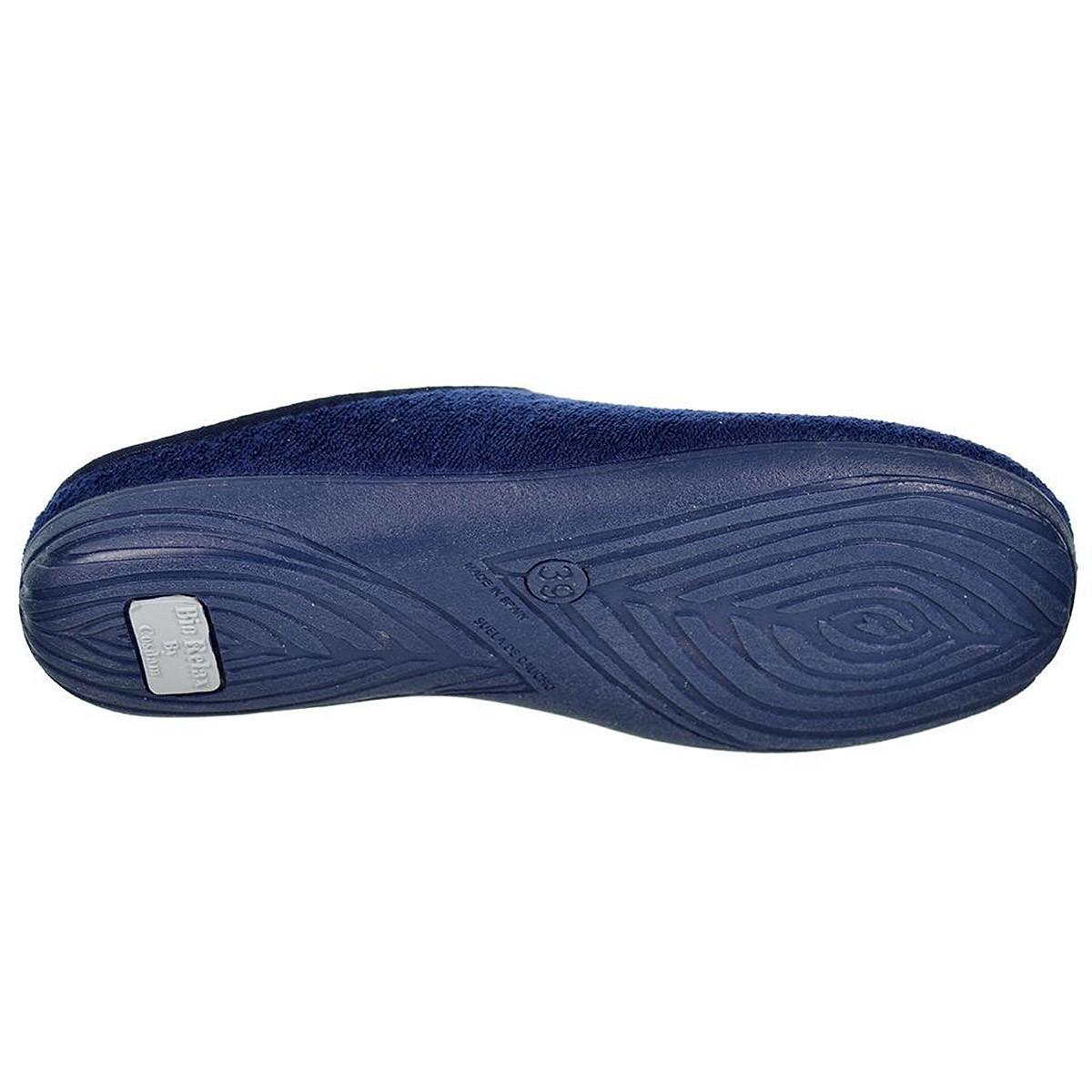 13500 Biorelax Zapatilla Casa destalonada en textil muy suave y plantilla extraible acolchada Suela antideslizante