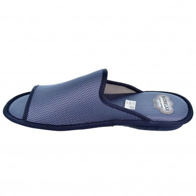 1576 Biorelax Zapatilla destalonada de estar por casa. Puntera abierta en textil . transpirable. Antideslizante. pies delicados 1576 Biorelax Zapatilla destalonada de estar por casa. Puntera abierta en textil . transpirable. Antideslizante. pies delicados
