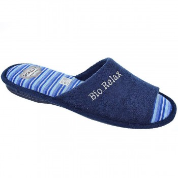 1461 Biorelax Zapatilla destalonada estar por casa. Puntera abierta en textil transpirable. antideslizante. Pies delicados. 2