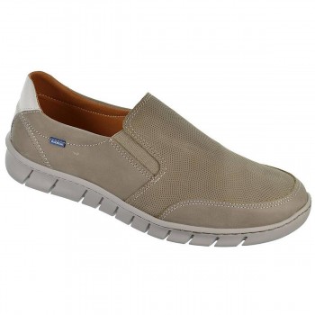 9003 Baerchi Zapato Casual en piel nobuck. Plantilla acolchada. Elásticos laterales. Piso de caucho antideslizante. 2
