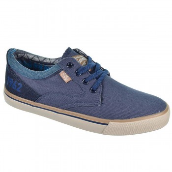 61309 Lois Zapatilla en lona Forro y plantilla textil acolchado. cordones ajustables y piso de caucho 2