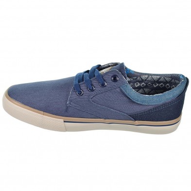 61309 Lois Zapatilla en lona Forro y plantilla textil acolchado. cordones ajustables y piso de caucho 61309 Lois Zapatilla en lona Forro y plantilla textil acolchado. cordones ajustables y piso de caucho