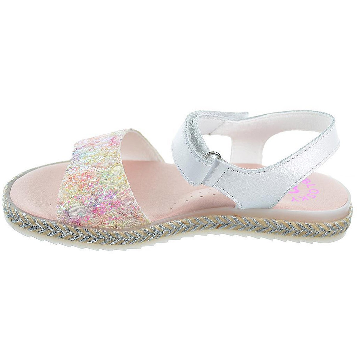 420908 Pablosky Sandalia textil piel cierre en velcro. Plantilla textil acolchada antibacterias. Suela goma perfil yute 420908 Pablosky Sandalia textil piel cierre en velcro. Plantilla textil acolchada antibacterias. Suela goma perfil yute