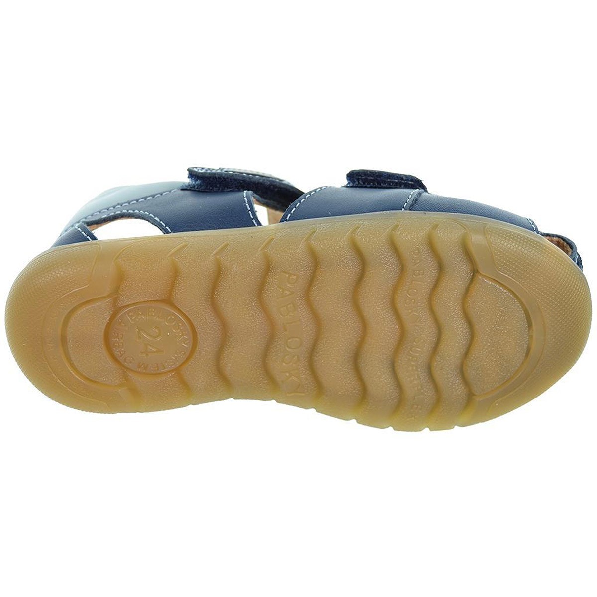 025821 Pablosky Sandalia en piel, velcro y plantilla acolchada absorbente y anti bacterias. Piso de goma antideslizante 025821 Pablosky Sandalia en piel, velcro y plantilla acolchada absorbente y anti bacterias. Piso de goma antideslizante